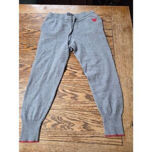 Markus Lupfer heart 100% wool grey pants sz Small